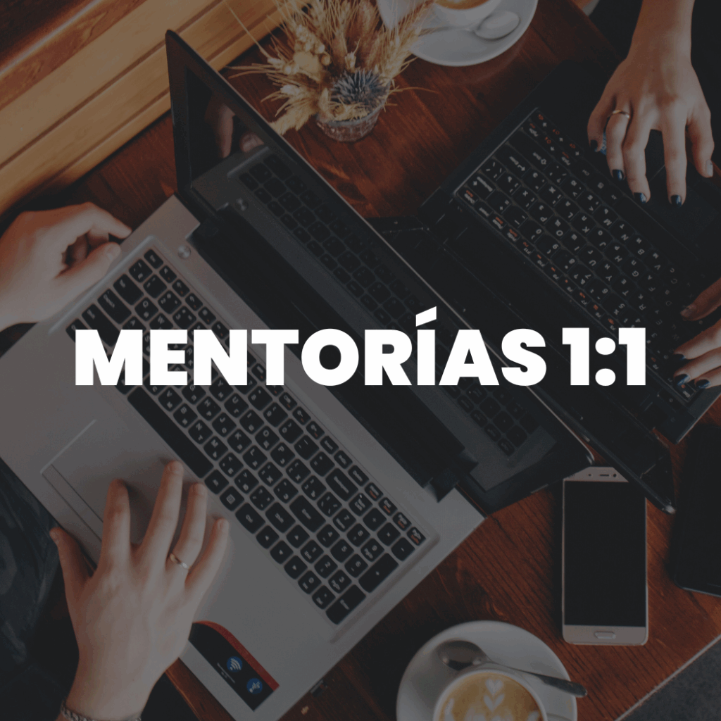 Mentorias 1:1 para marcas personales y comerciales, para crear una estrategia digital eficaz